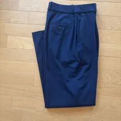 UNIQLO ネイビー ストライプスラックス Mサイズ