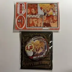 【未開封】鬼滅の刃　煉獄杏寿郎　名場面ジオラマフィギュア&バースデイ缶バッジ