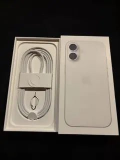 iPhone１６充電ケーブル付き　空箱　ホワイト