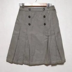 EASTBOY イーストボーイ　11 美品　プリーツスカート ダブルボタン