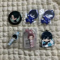 ブルーロック 凛 冴 缶バッジ ラバーキーホルダー