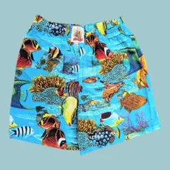 キッズ古着 vintage USA製 fish shortpants