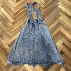 MARKEY'S フリンジデニムロングスカート　サイズ1のサムネイル