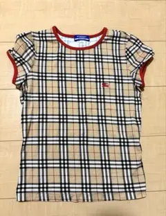 BURBERRY BLUE LABEL 赤 チェック 半袖のサムネイル