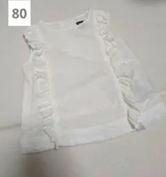 GAP Kids ドット ブラウス 80　ノースリーブ