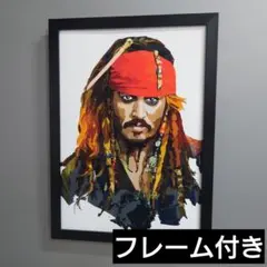 No.060F ジャックスパロウ A4 ポスター 写真 アート インテリア 映画
