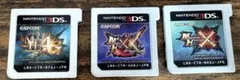 3dsソフト モンスターハンター まとめ売り3点