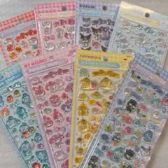 【国内正規品】サンリオ第二弾　ボンボンドロップシール　8枚コンプリートセット