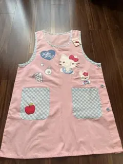 ハローキティ エプロン ピンク