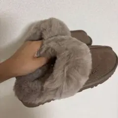 nanaちん様 UGG ブラウン スリッポン ファー付き
