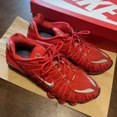 NIKE Shox スニーカー レッドのサムネイル
