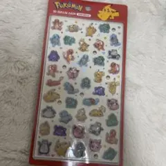 韓国限定　ポケモンシール　3Dクリスタルシール　ボンボンドロップシール