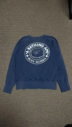 2026年最新】A BATHING APE カラー：ネイビー系 トレーナー