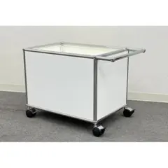 USMハラー■正規品!ほぼ未使用品　 トイボックス　キャスター付ワゴン　ホワイト USMハラー□正規品!ほぼ未使用品 トイボックス キャスター付ワゴン