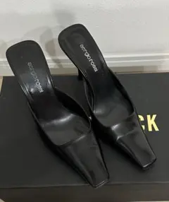 Sergio rossl 革 ミュール パンプス {サイズ35 2/1}