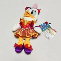 ディズニー　デイジー　パーティグラ　ぬいぐるみバッジ　ぬいば