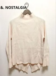 &. NOSTALGIA　ハイネックセーター