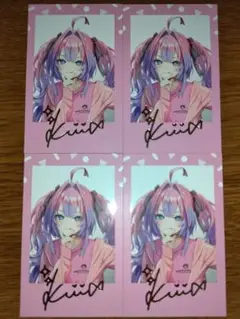 綺々羅々 ヴィヴィ ホロライブ 梅田限定 チェキ風カード 箔押しサイン入り 綺々羅々 ヴィヴィ ホロライブ 梅田限定 チェキ風カード 箔押し