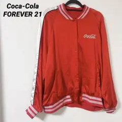 Coca-Cola FOREVER 21 PLUS レッドスタジャン 海外古着✨