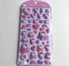 サンリオキャラクターズ コットンパフィーシール ボンボンドロップ　キティ