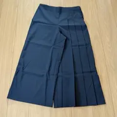 ZARA プリーツ　ハイウエストパンツ　ワイドパンツ　L