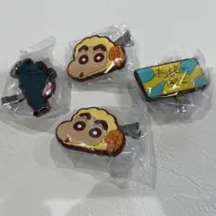 クレヨンしんちゃん　カプセルヘアクリップ3