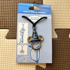 ディズニー　ミッキー ソーサラー　メガネホルダー　ネックレス　魔法使いの弟子
