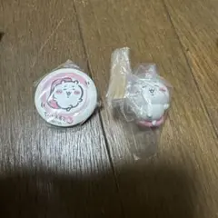 ちいかわ寿司 缶バッジ フィギュアキーホルダー　ちいかわ