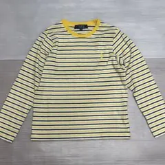 48.イーストボーイ　ボーダー　長袖カットソー（イエロー・黒）Tシャツ