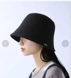 新品✨JEANASIS⭕️ウールベルハット〈ブラック〉