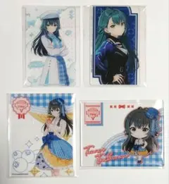 【匿名配送】学園アイドルマスター アクリルカード 月村手毬 4点