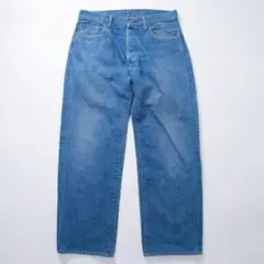 SCYE BASICS　デニムパンツ　ワイドストレート　セルビッジ　W33　耳付
