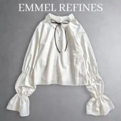 【定価1.1万】エメルリファインズ/ボウタイブラウス ボリュームスリーブ リボンのサムネイル