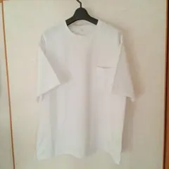 半袖 ポケット付きTシャツ ホワイト L