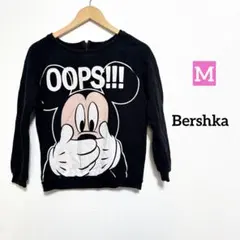 Bershka ミッキーマウス プリント ブラック スウェットのサムネイル