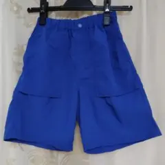 美品 ユニクロ ギアショートパンツ 水陸両用 140㎝ ブルー 青