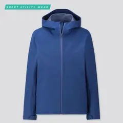 UNIQLO ブロックテックパーカ BLUE L