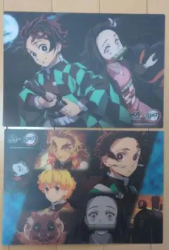 くら寿司☆鬼滅の刃 A4サイズ 下敷き 2枚セット