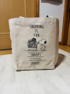 スヌーピー ショッピングバッグ 大容量