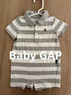 baby GAP ポロロンパース ボーダー 3-6ヶ月のサムネイル
