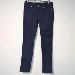ジーユー　スキニーパンツ　61　ネイビー