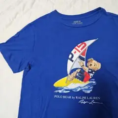 ポロラルフローレン　ポロベア　Tシャツ　ブルーサーフィン 160 男女兼用