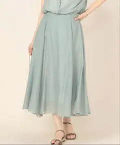 【美品】NOLLEY'S カールマイヤーシアーフレアスカートのサムネイル