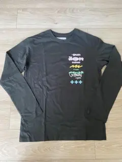 ZARA ダークグレー ロングスリーブTシャツ