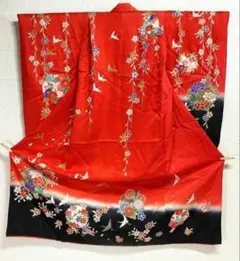 女の子 着物 四つ身 晴れ着 七歳 七五三 ②