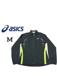 ASICS レディーストレーニングジャケット ランニングウェア ブラックMサイズ