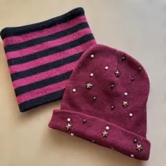 ニット帽+ネックウォーマー　セット