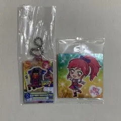 アイカツ 音城セイラ ガチャガチャ アクリルチャーム ステッカー セット