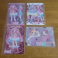 名探偵プリキュア　キラキラクリアカード　4枚