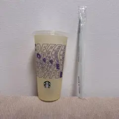 スタバ 2025 ミステリーカラーチェンジングリユーザブルコールドカップ 黄色